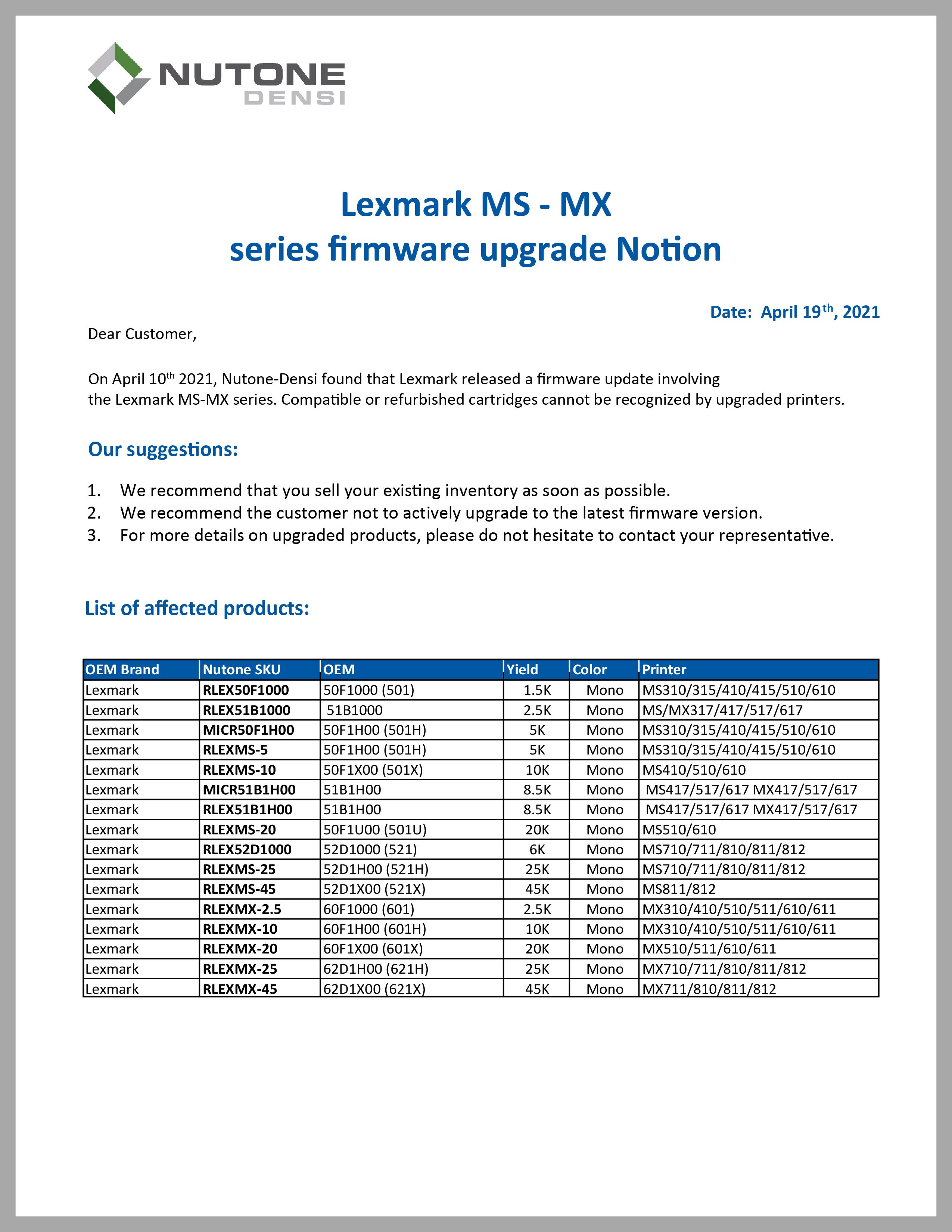 Firmware Upgrade Notice_lexmark_EN